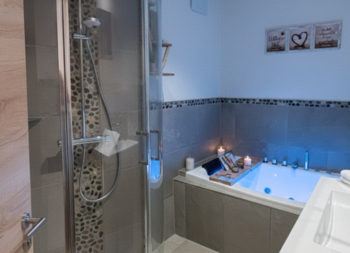 „Ihre Wellness-Oase: Luxusbad mit Dusche & Whirlwanne“-Wohlfühlgarantie 